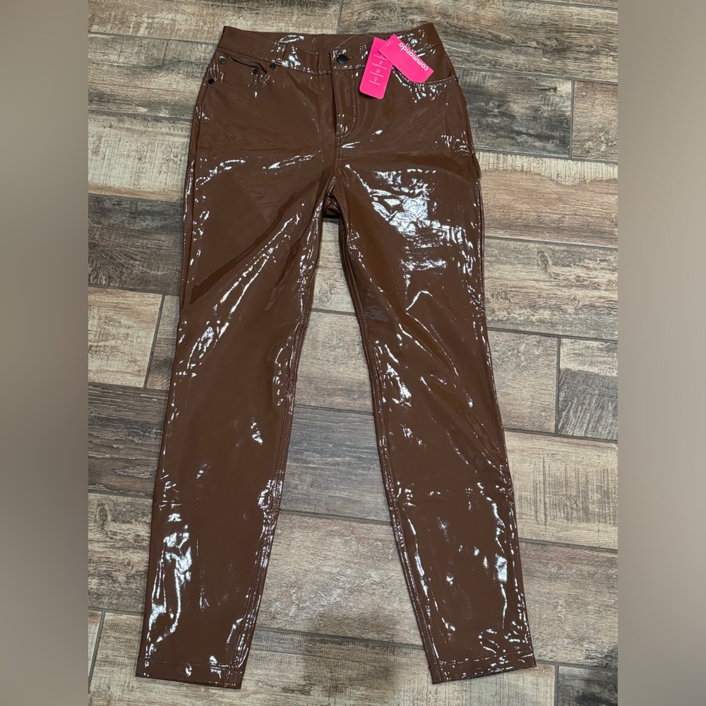 Commando faux patent leather pants